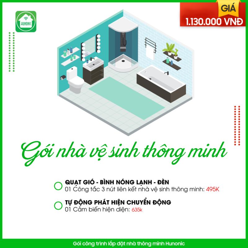 nhà vệ sinh thông minh hunonic